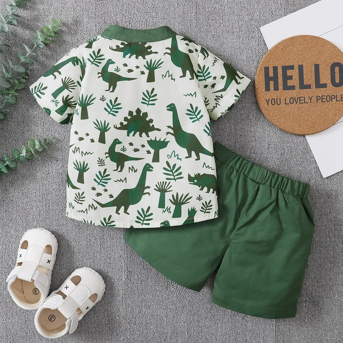 DINOSAUR Green Summer Outfit