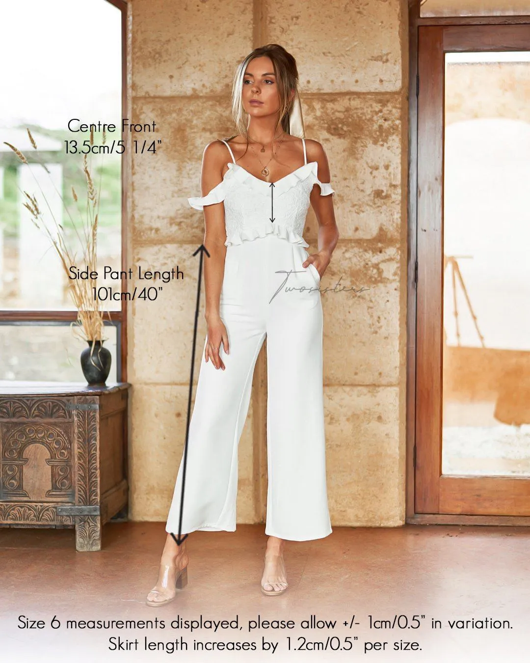 Donna Jumpsuit- White