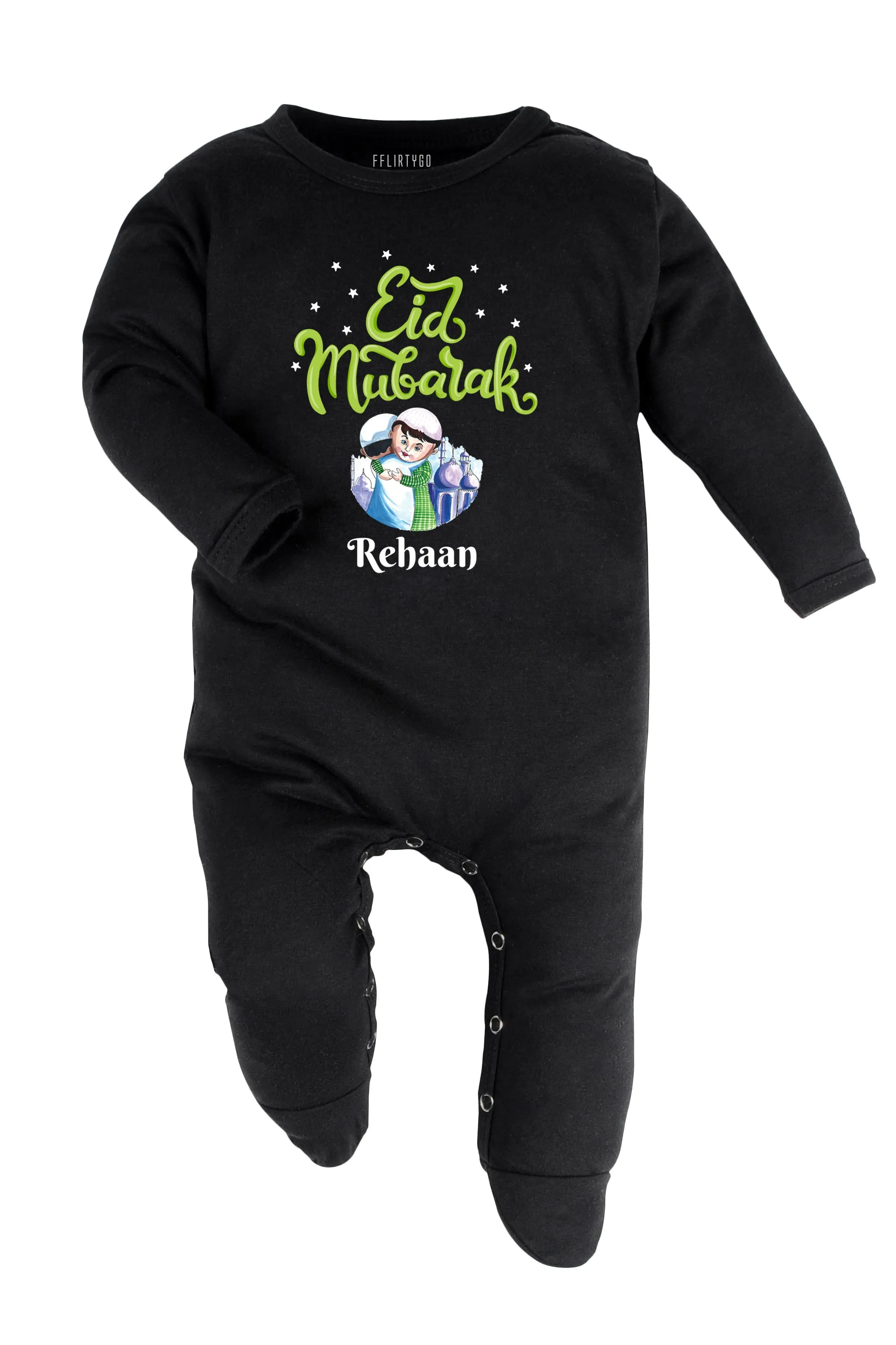 Eid Mubarak Baby Romper | Onesies w/ Custom Name