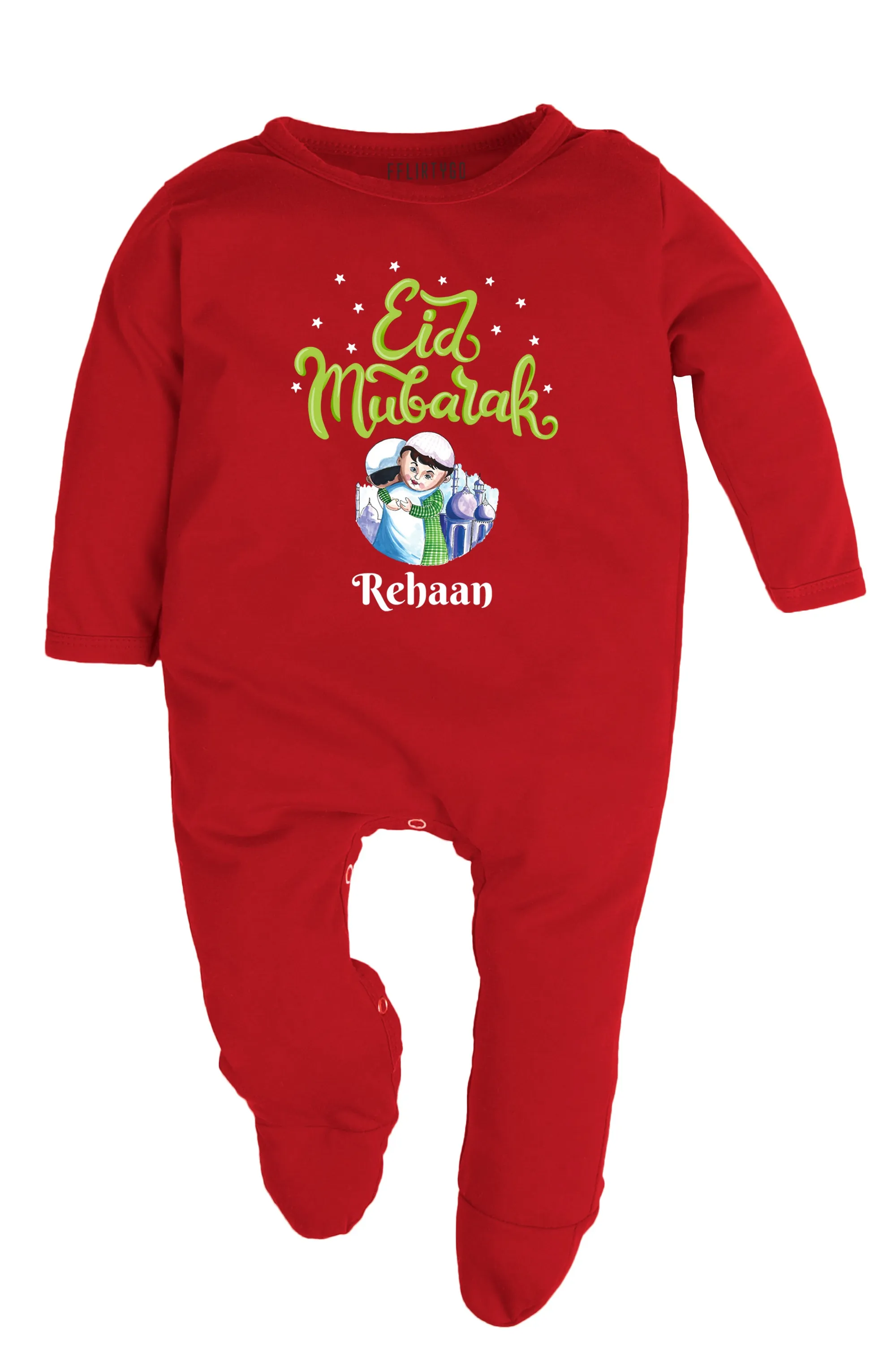 Eid Mubarak Baby Romper | Onesies w/ Custom Name