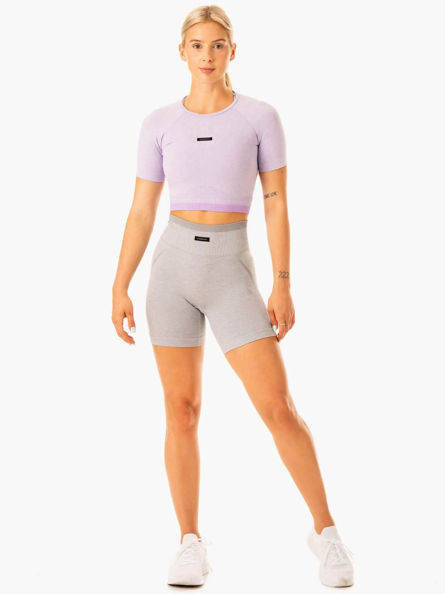 Excel Seamless T-Shirt - Lavender Marl