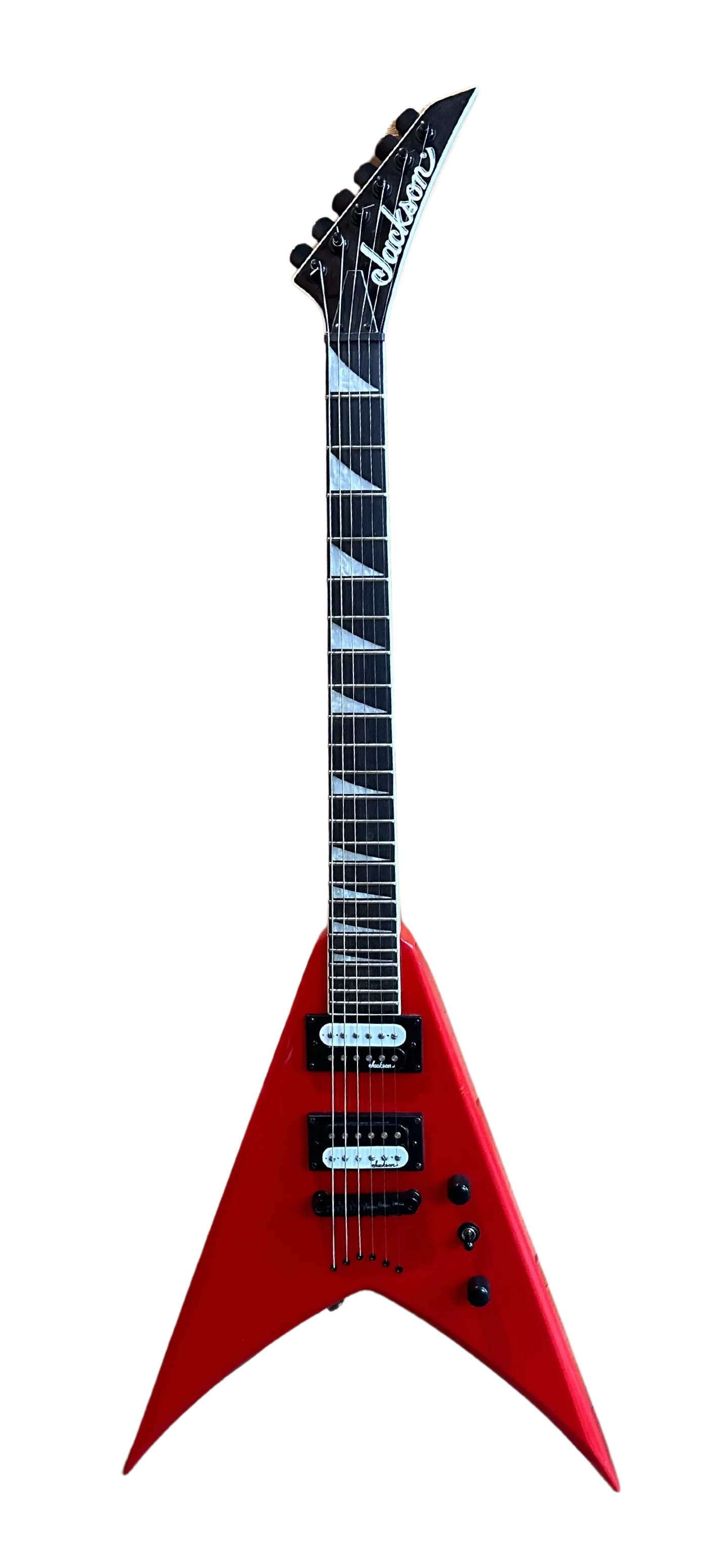 Ferrari Red Jackson JS Series King V JS32T Electric Guitar