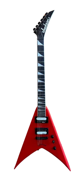 Ferrari Red Jackson JS Series King V JS32T Electric Guitar