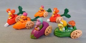 Fraggle Rock Vegetable Cars - Lot of 6