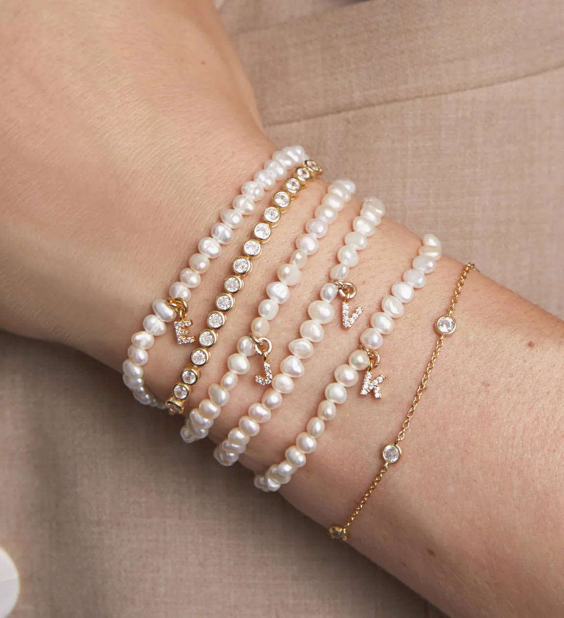 FYB Pearl Identity Bracelet