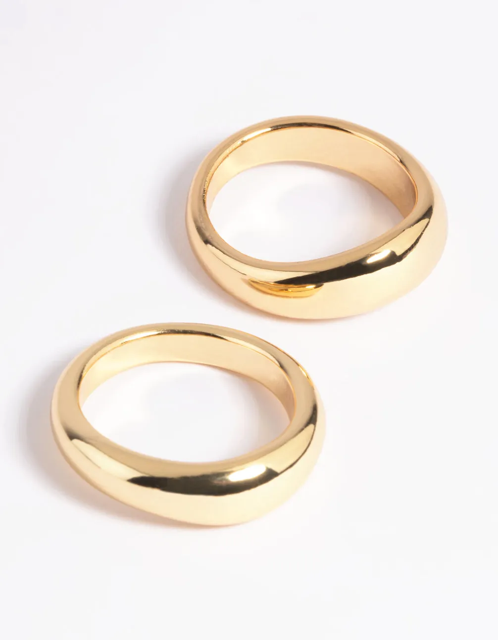 Gold Plated Ring Set