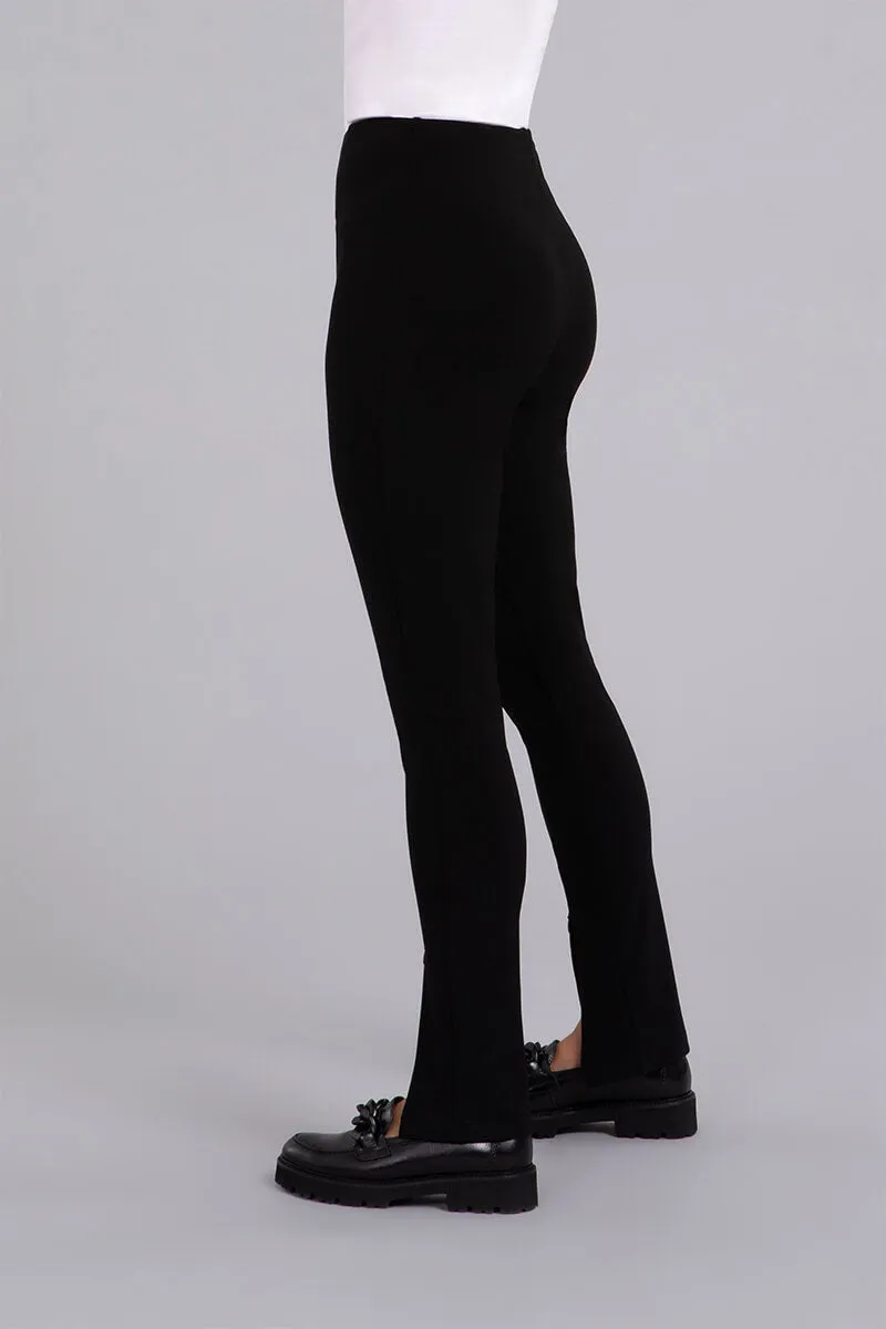 Invisible Zip Narrow Pant | Black