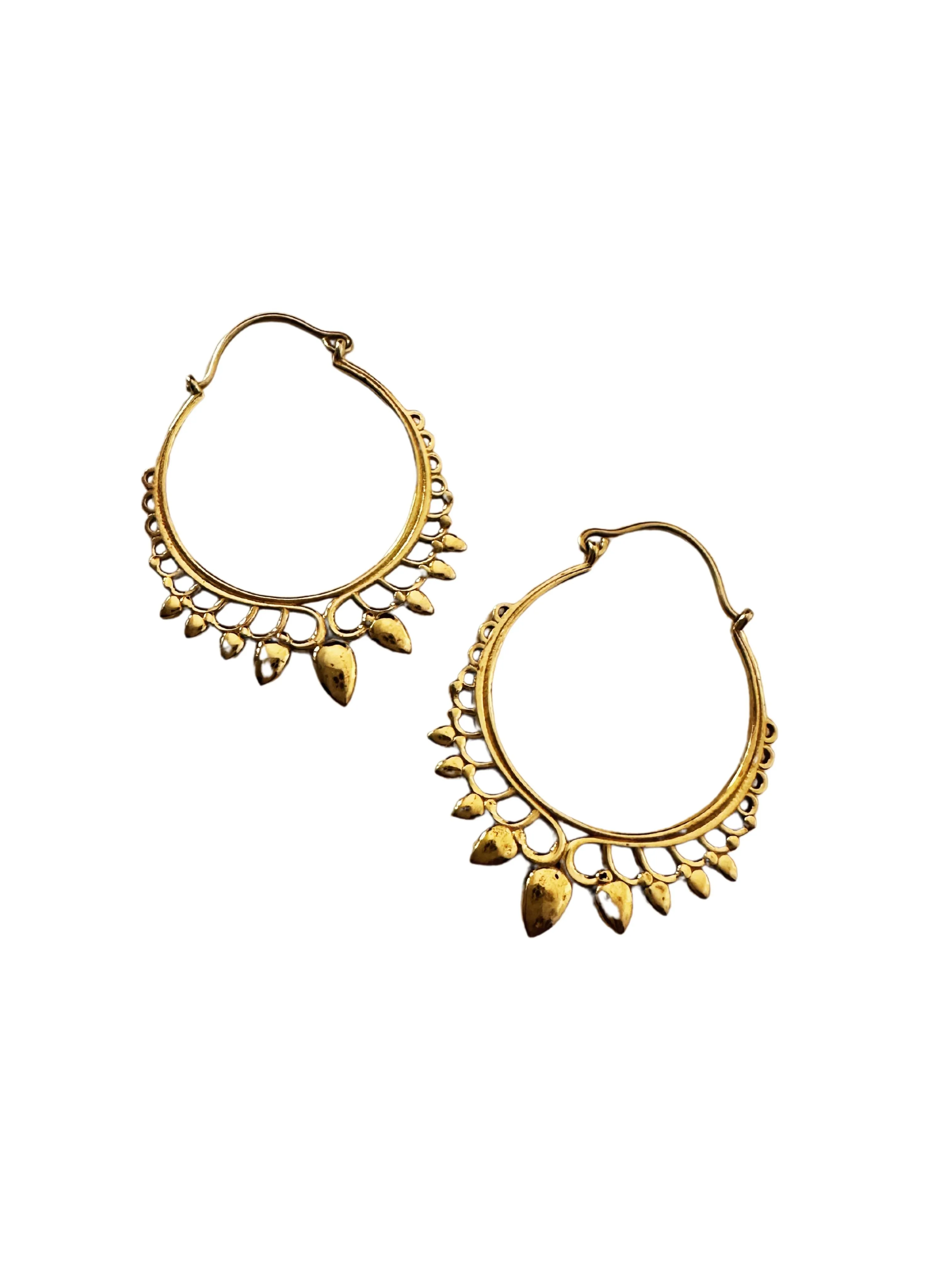 Isla Brass Earrings