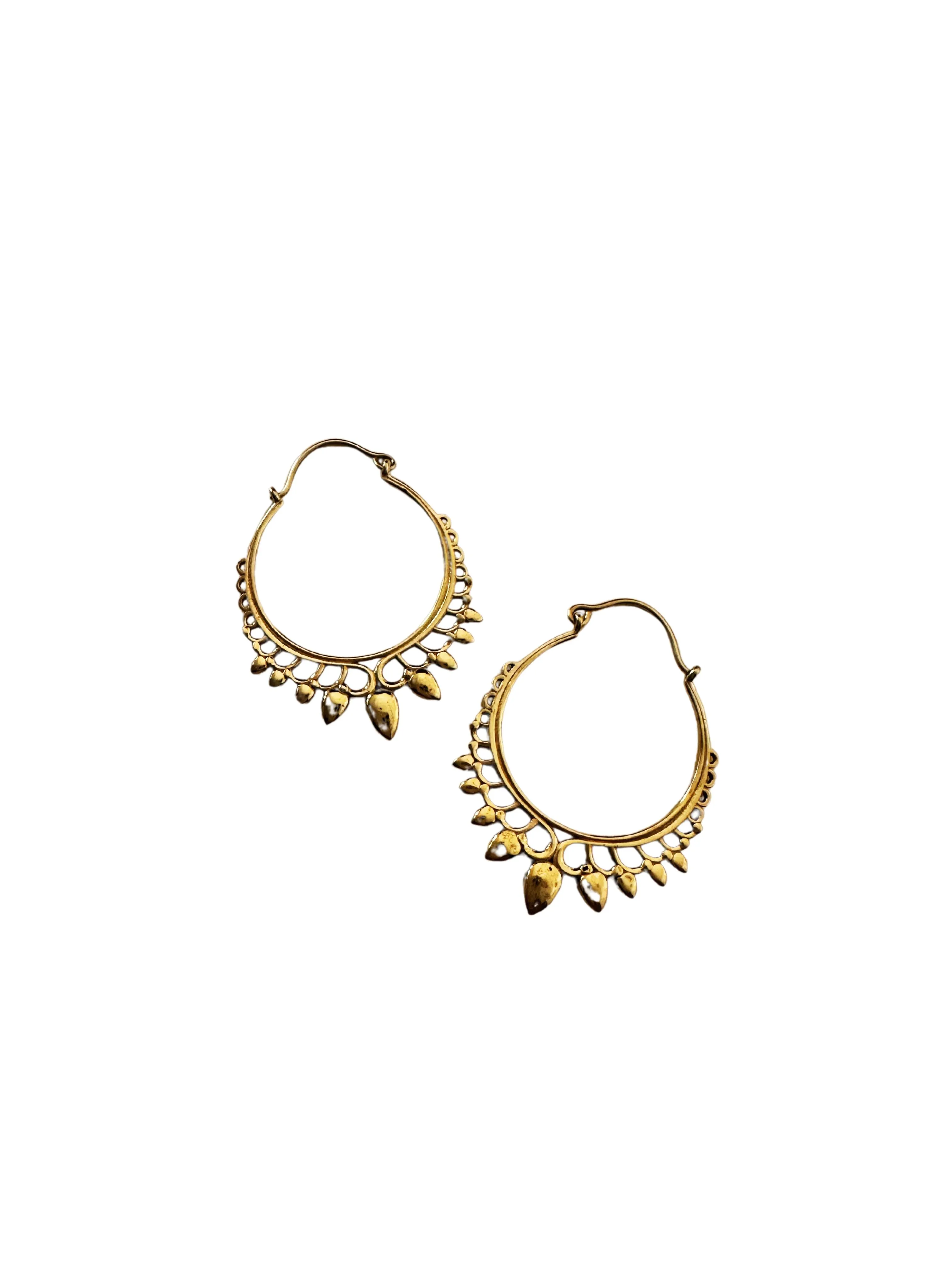 Isla Brass Earrings