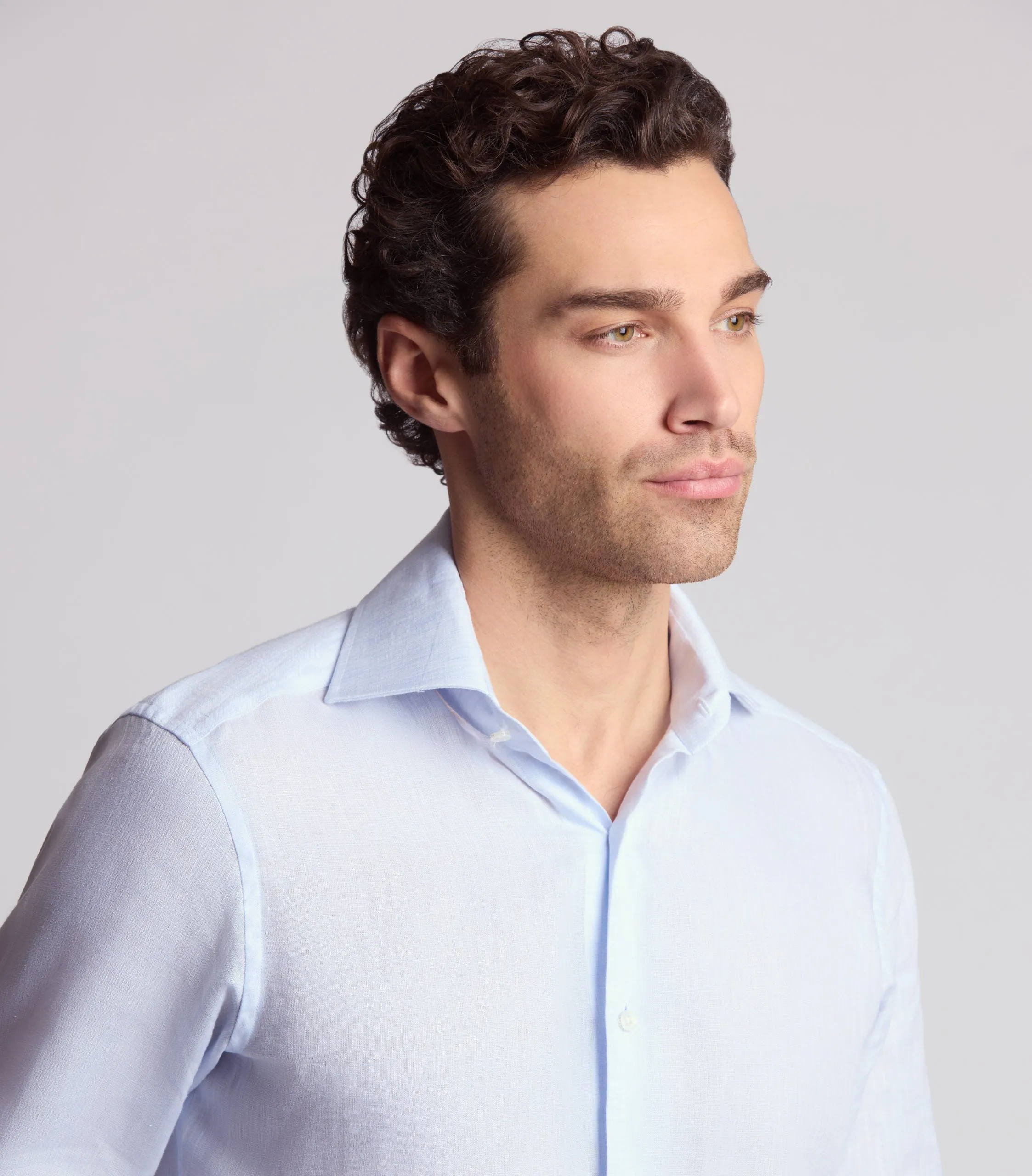 Light Blue Linen Shirt