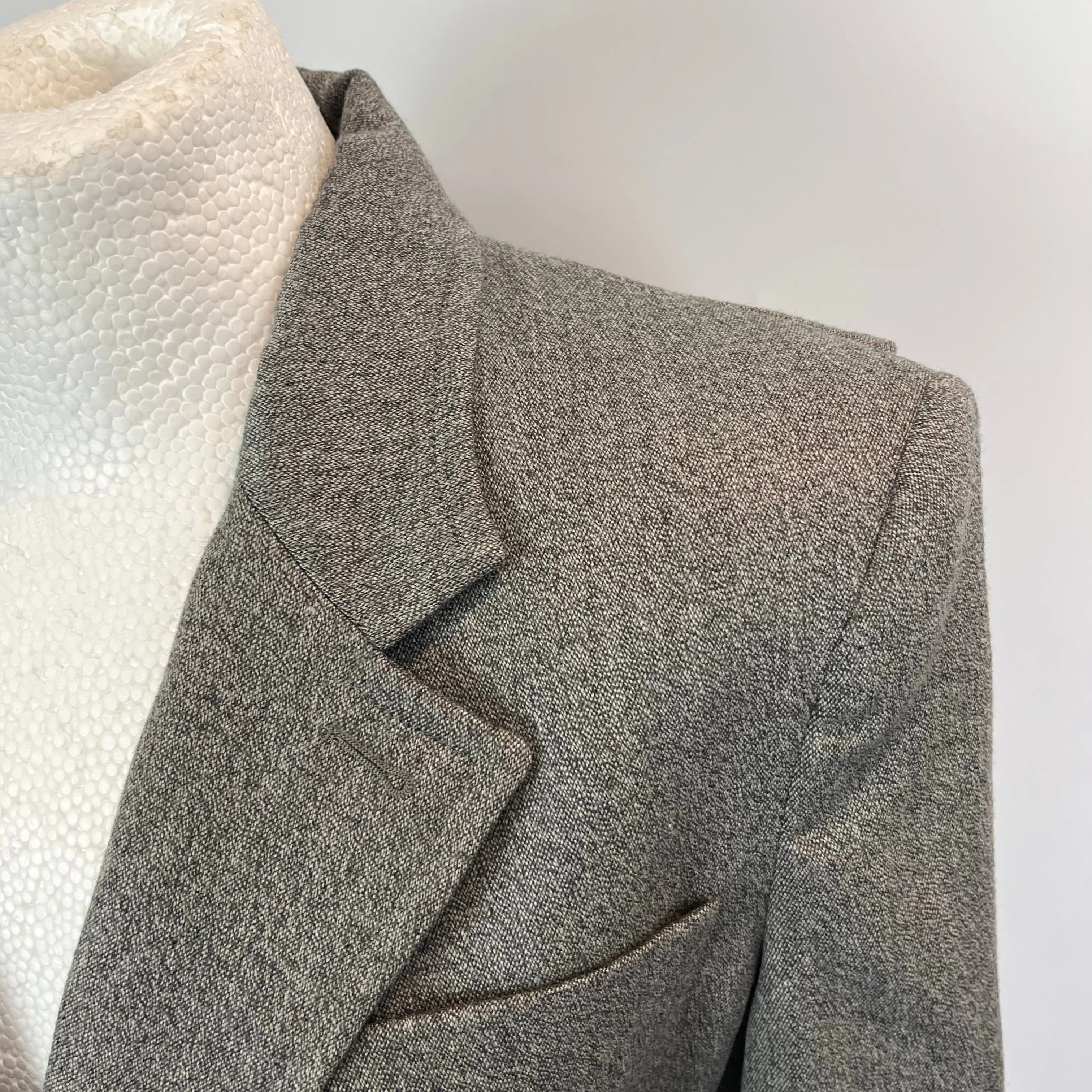 Loro Piana 3000 Grey Marl Cashmere Jacket M