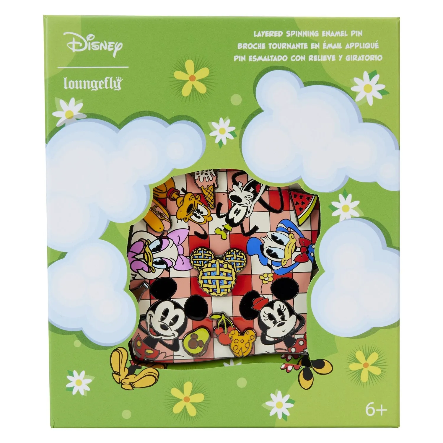 Loungefly Disney Mickey and Friends Picnic 3 Collector Box Pin - Preorder