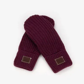 Love Your Melon - Burgundy Mittens