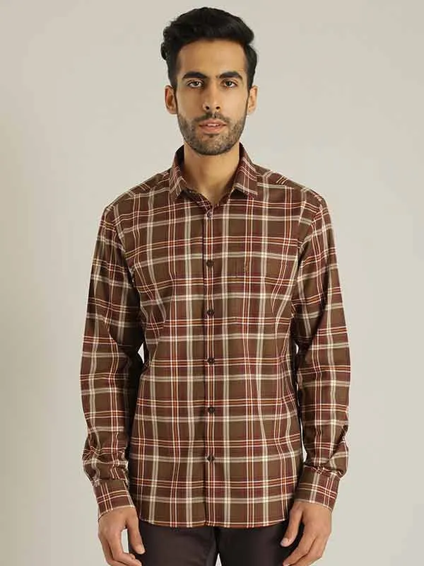 Men Checked Full Sleeve Cotton Shirt