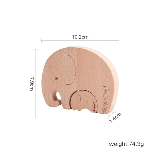 Nordic Style Wooden Blocks Baby Montessori Educational Toys for Children Creative Animal Jigsaw Stacking Toys Constructor Blocks