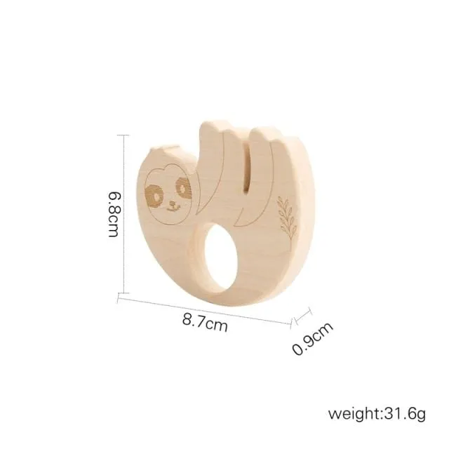 Nordic Style Wooden Blocks Baby Montessori Educational Toys for Children Creative Animal Jigsaw Stacking Toys Constructor Blocks