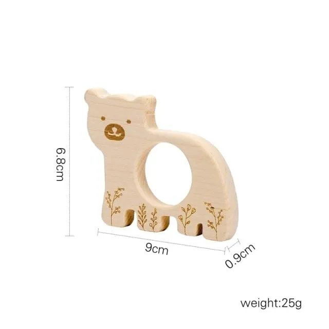 Nordic Style Wooden Blocks Baby Montessori Educational Toys for Children Creative Animal Jigsaw Stacking Toys Constructor Blocks