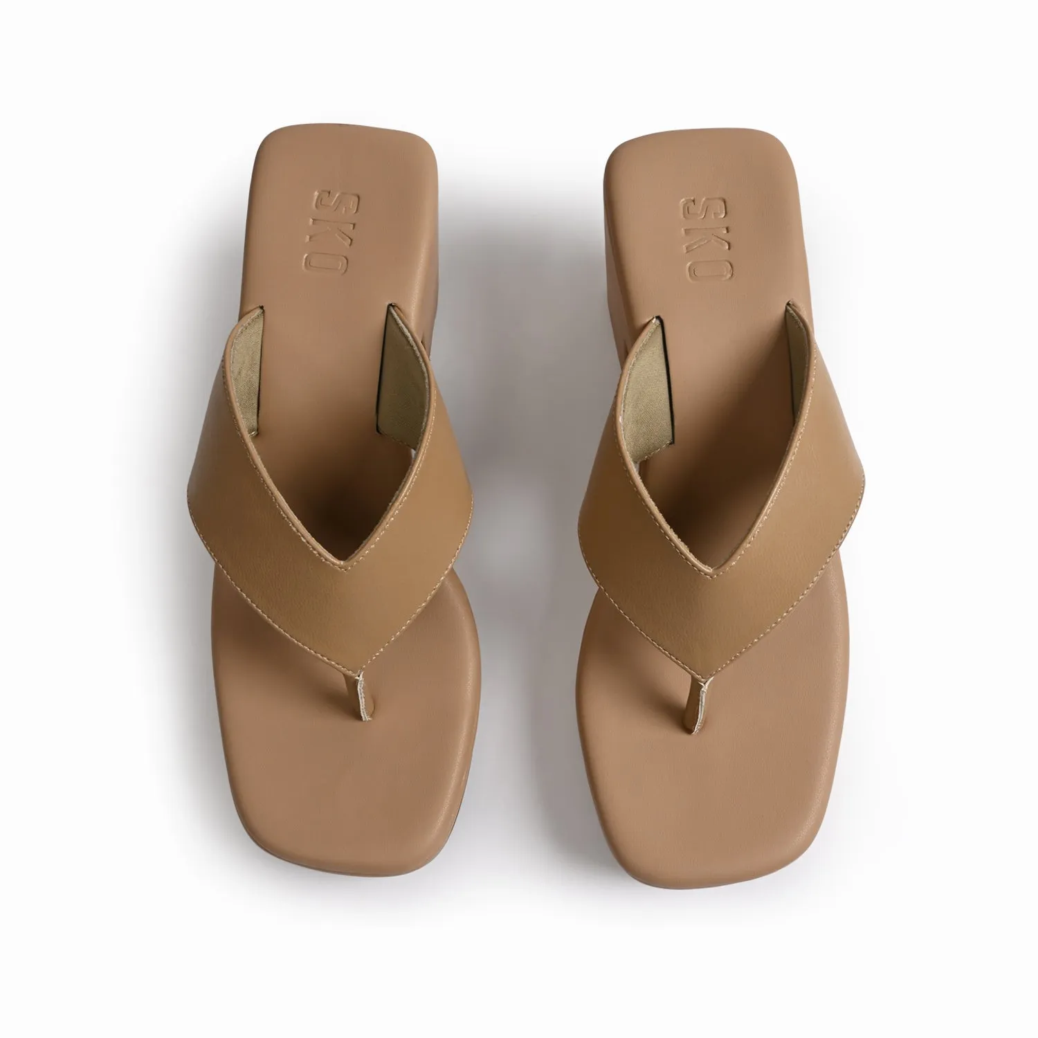 Nude Thong Platforms For Women