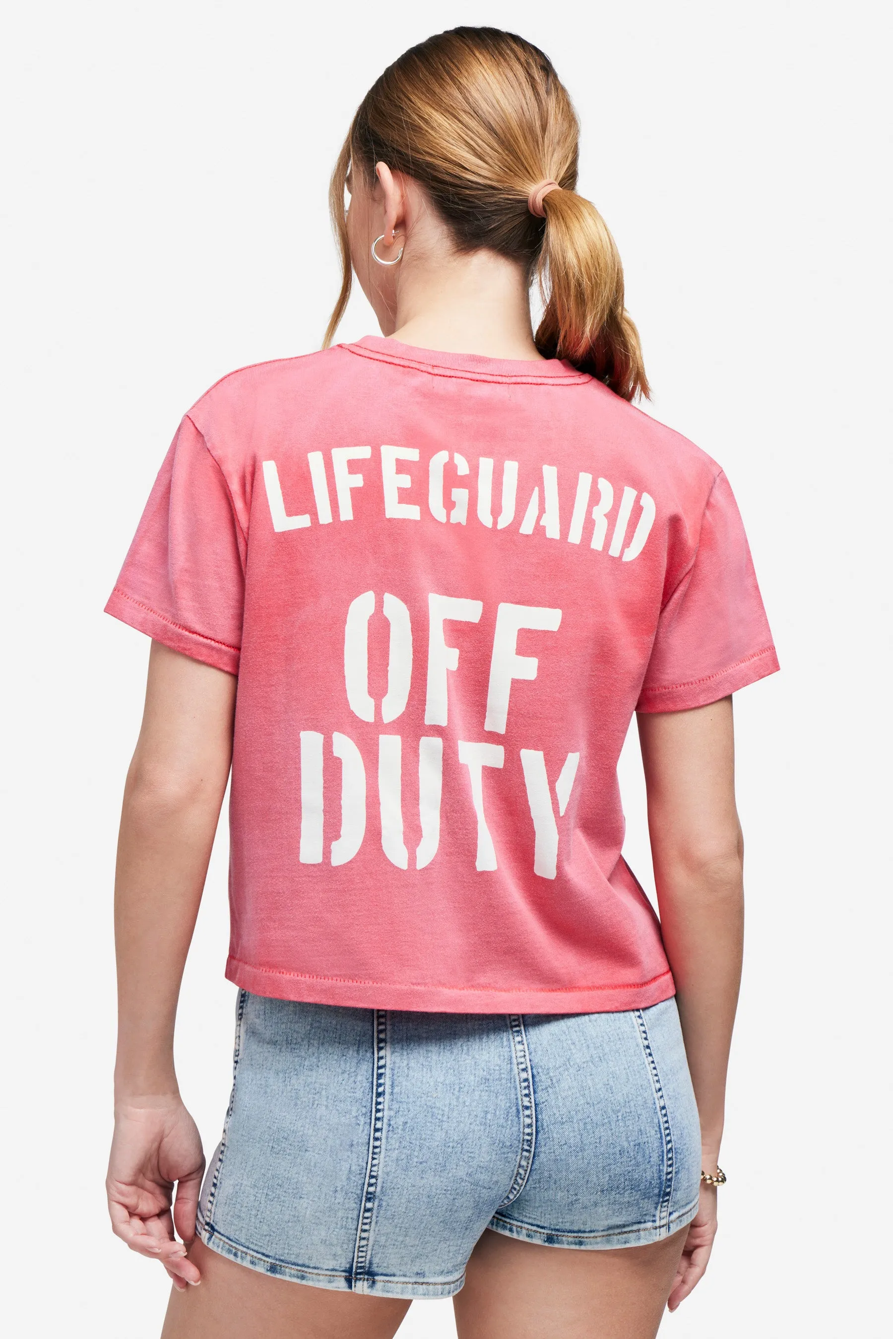 Off Duty Jaime Crop Tee | Toreador