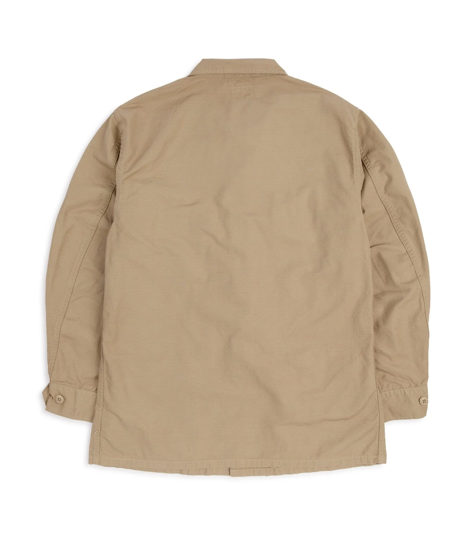 OrSlow Cotton Ripstop Tropical Jacket: Beige