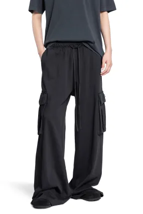 PALM ANGELS MAN BLACK TROUSERS