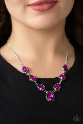 Paparazzi Necklace ~ Socialite Social - Pink Necklace