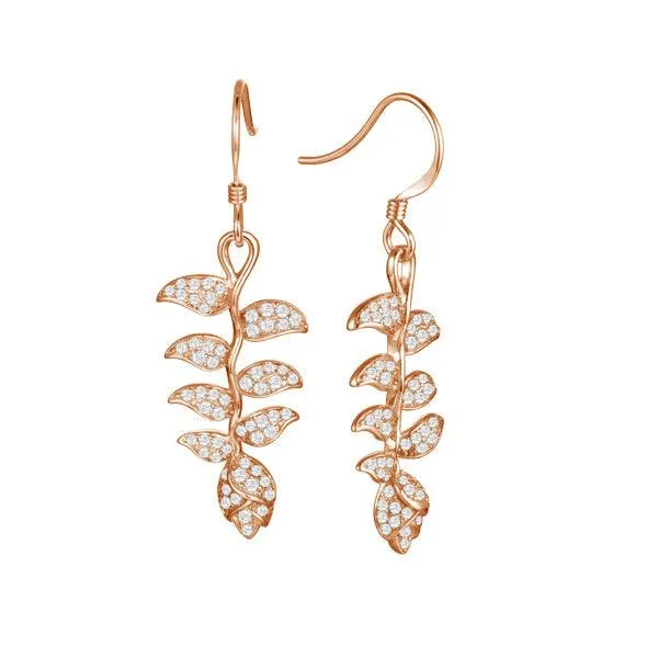 Pavé Heliconia Earrings