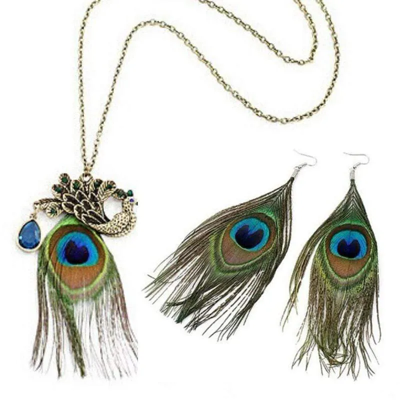 Peacock Secret Feather Set