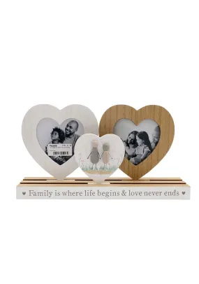 Pebble Heart Photo Frame