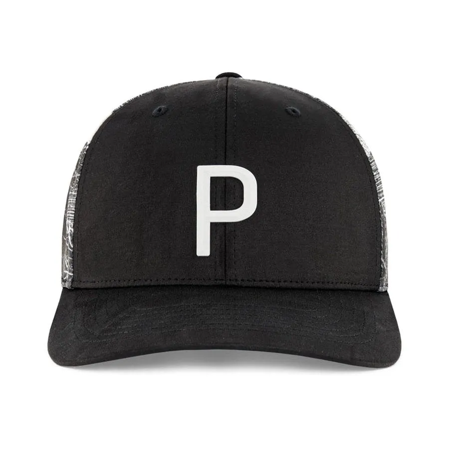 Puma Maple Printed Snapback Cap - Black