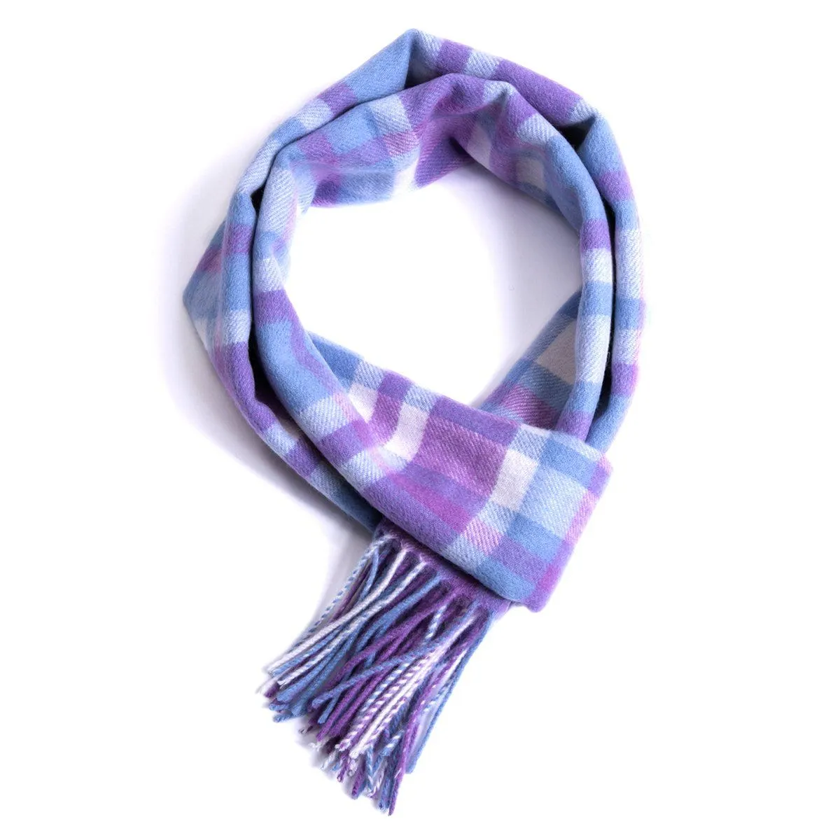 Pure Wool Scarf - Purple