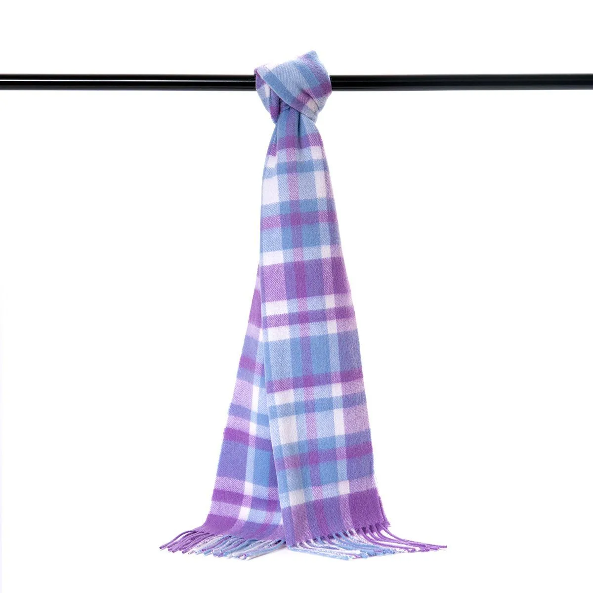 Pure Wool Scarf - Purple