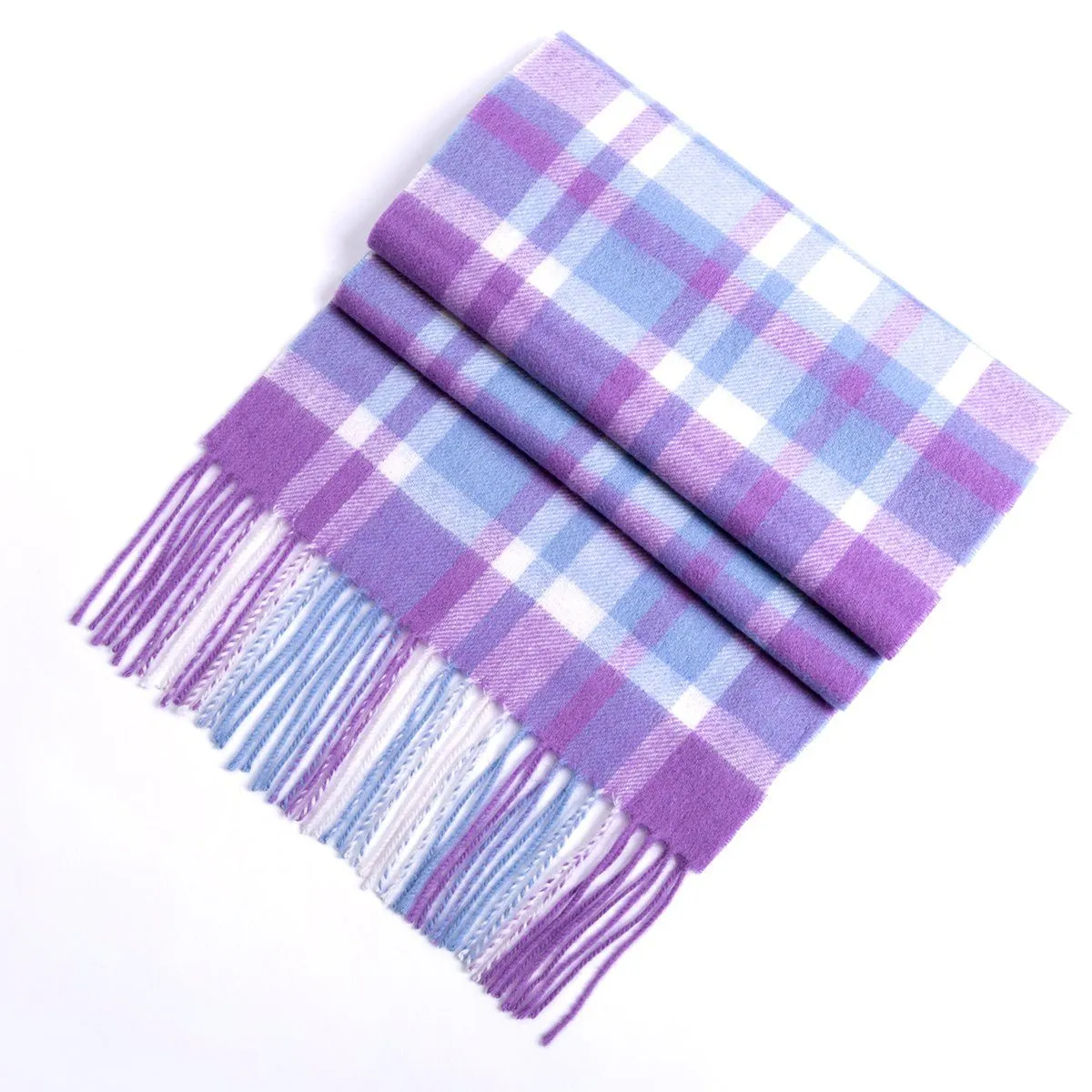 Pure Wool Scarf - Purple