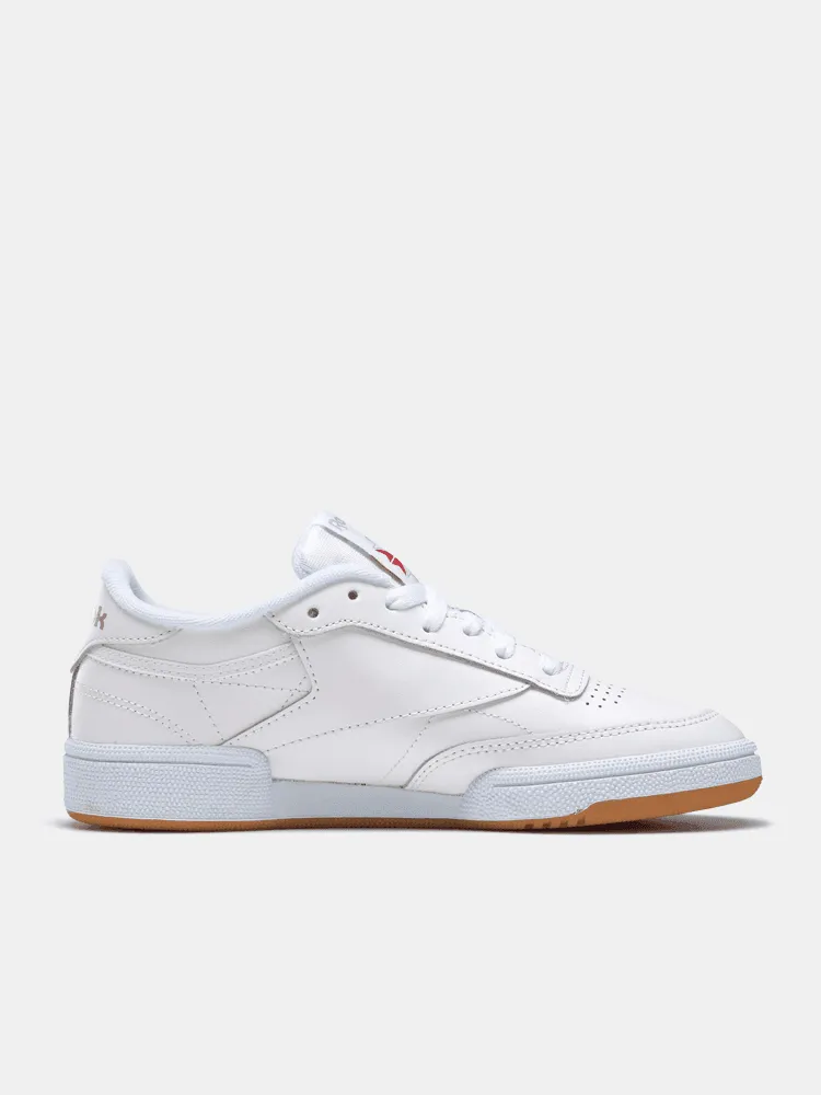 Reebok Womens Club C 85 - White / Light Grey / Gum