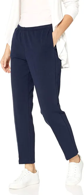 Ruby Rd. Women's Petite Pull-on Stretch French Terry Pants