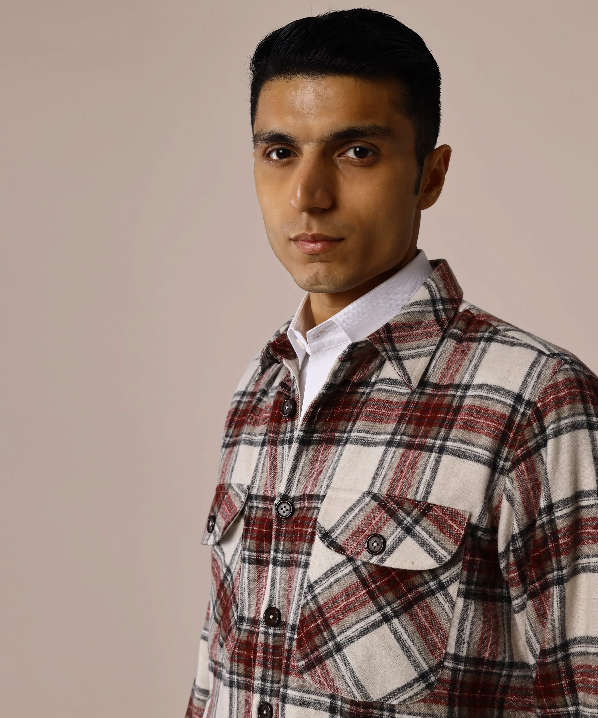 Rufous Tweed Overshirt