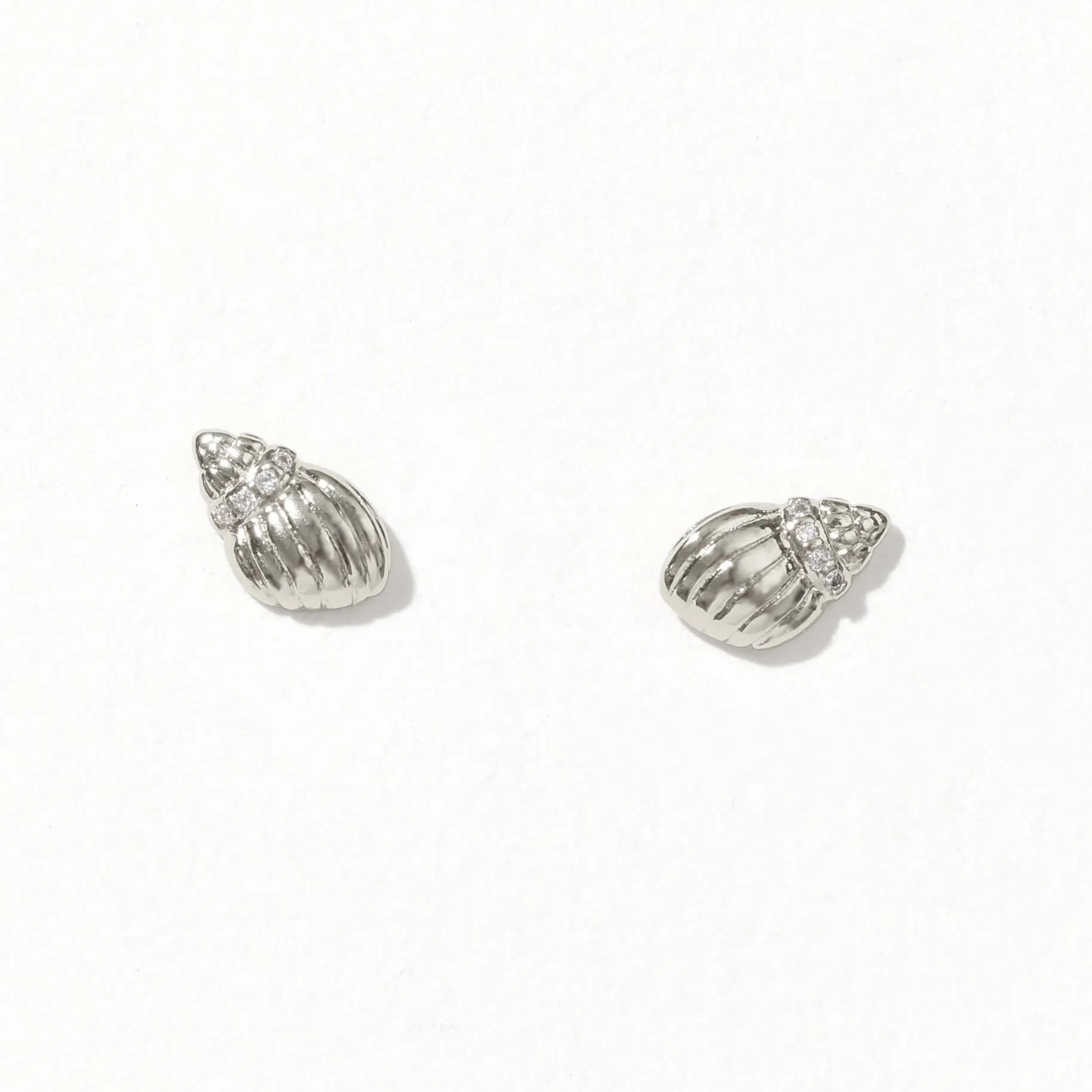 Seseh Conch Stud | Silver