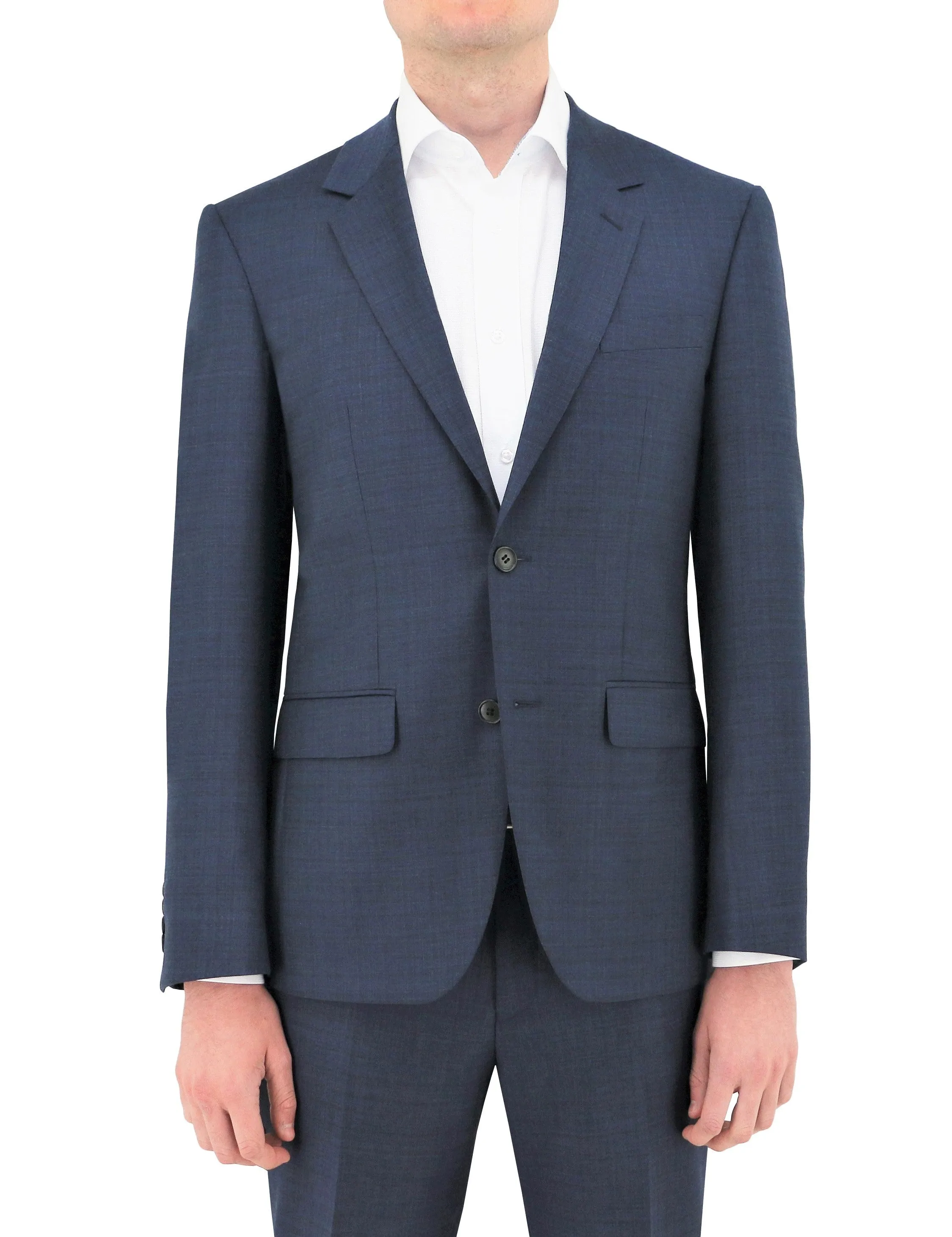 Shape 102 Blue Wool Suit Jacket