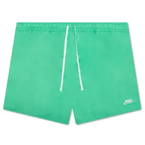 Sportswear Sport Essentials Woven Lined Flow Shorts - Spring Green/White