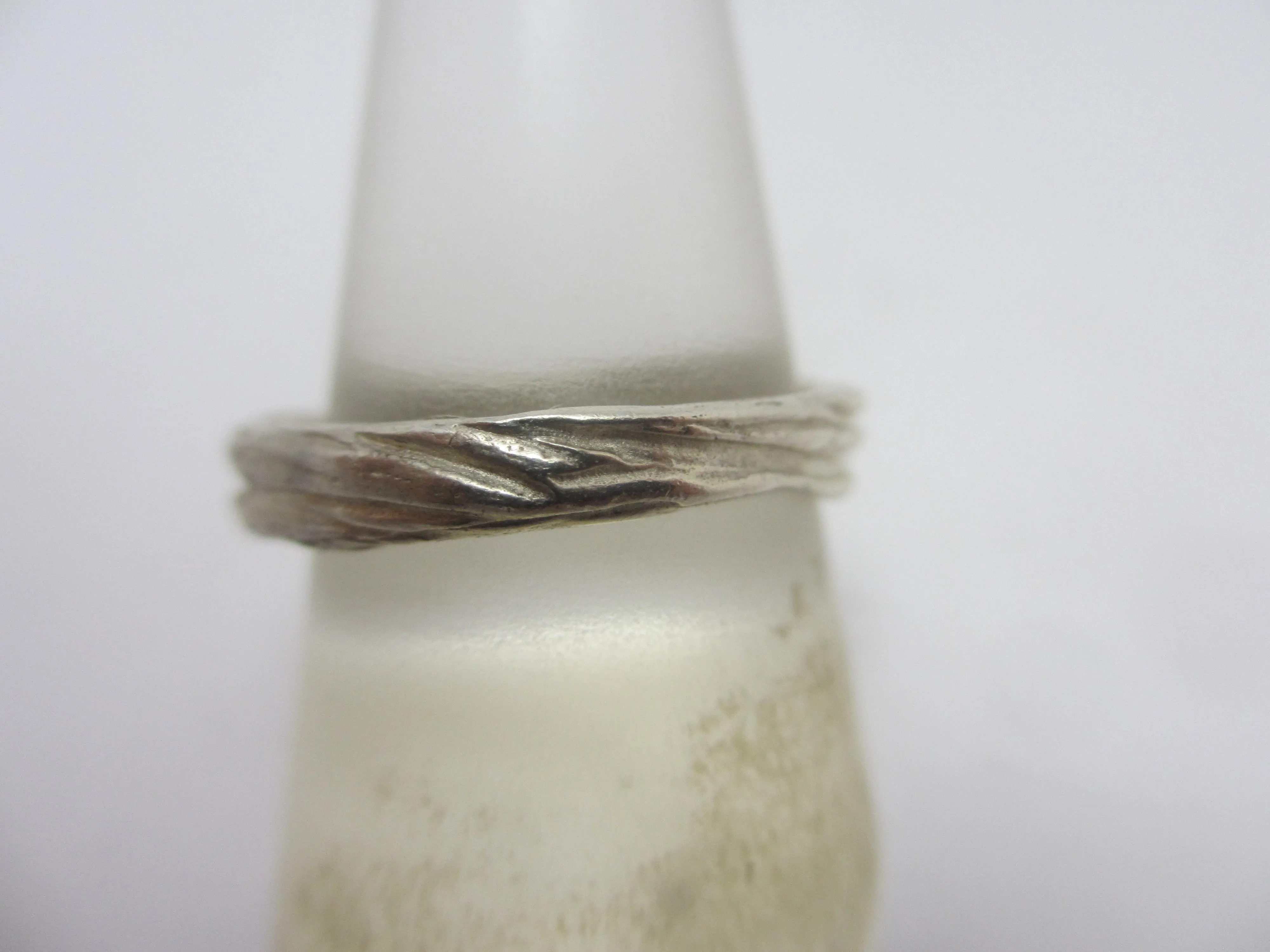 Sterling Silver Band Ring Vintage c1980