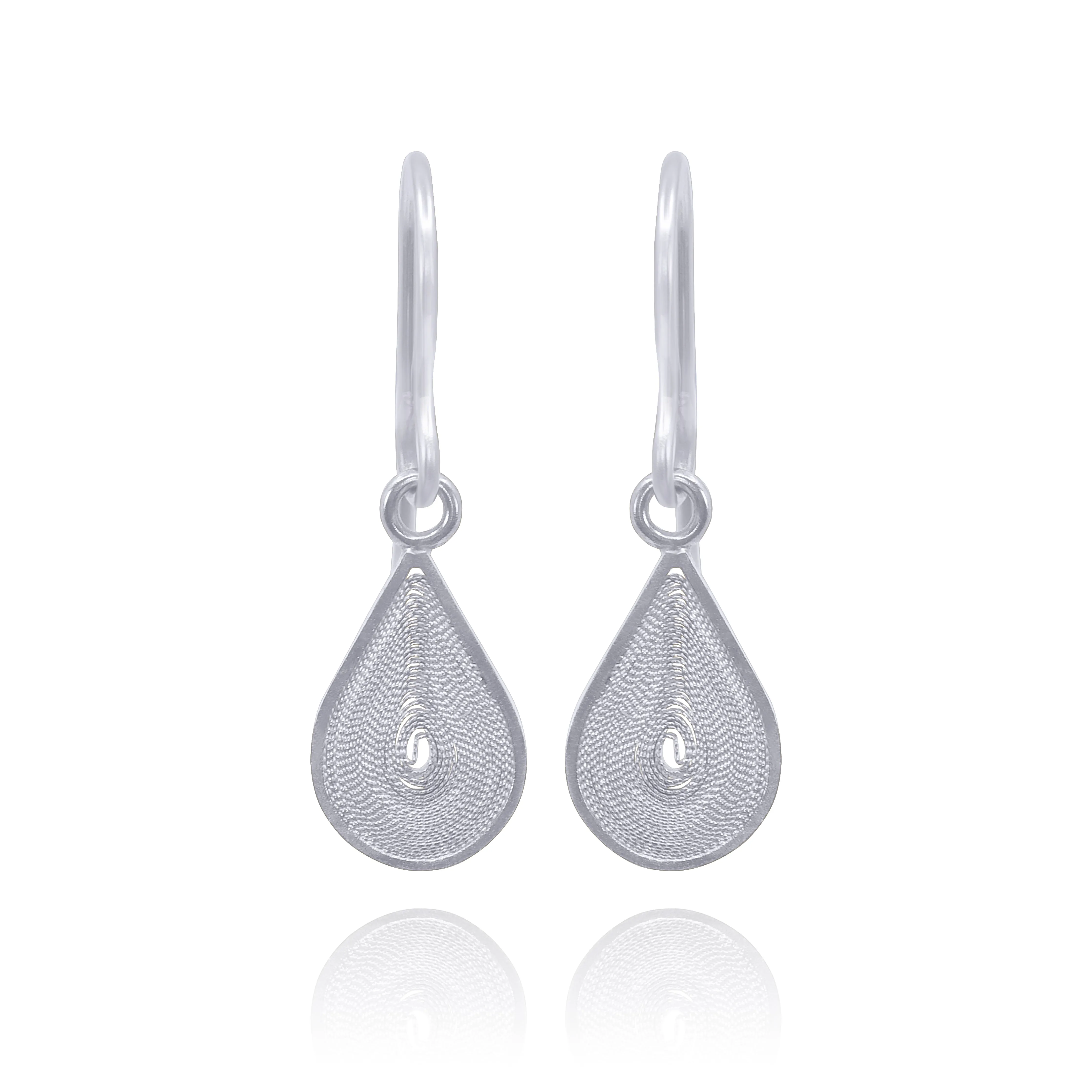 STEVIE SILVER SMALL EARRINGS FILIGREE