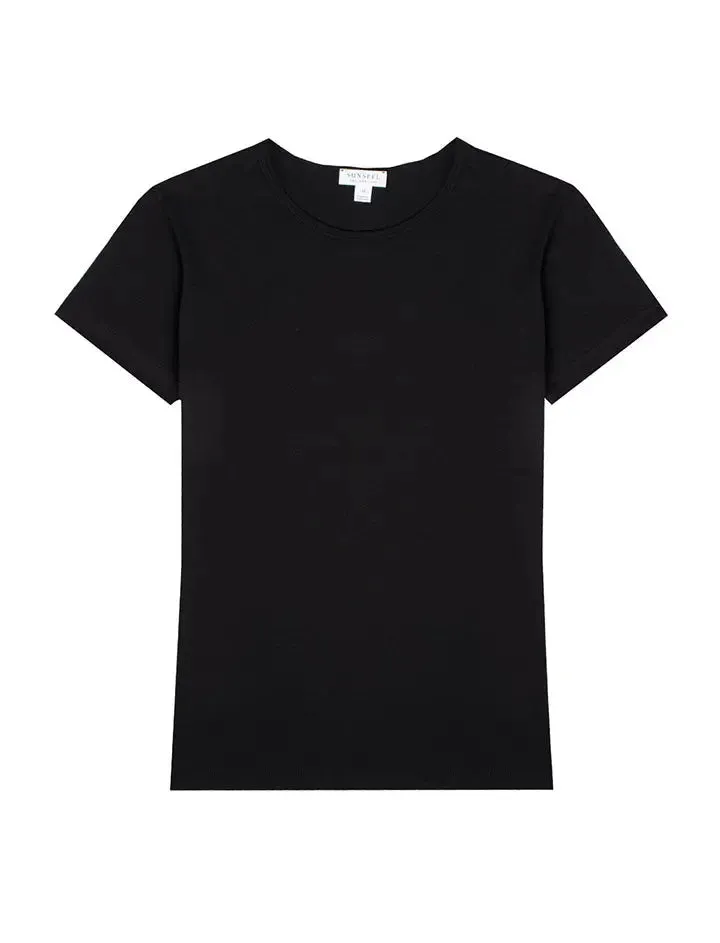 Sunspel Classic T-Shirt Black