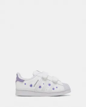 Superstar Flower Self-Fastening Infant White/Lilac Bliss