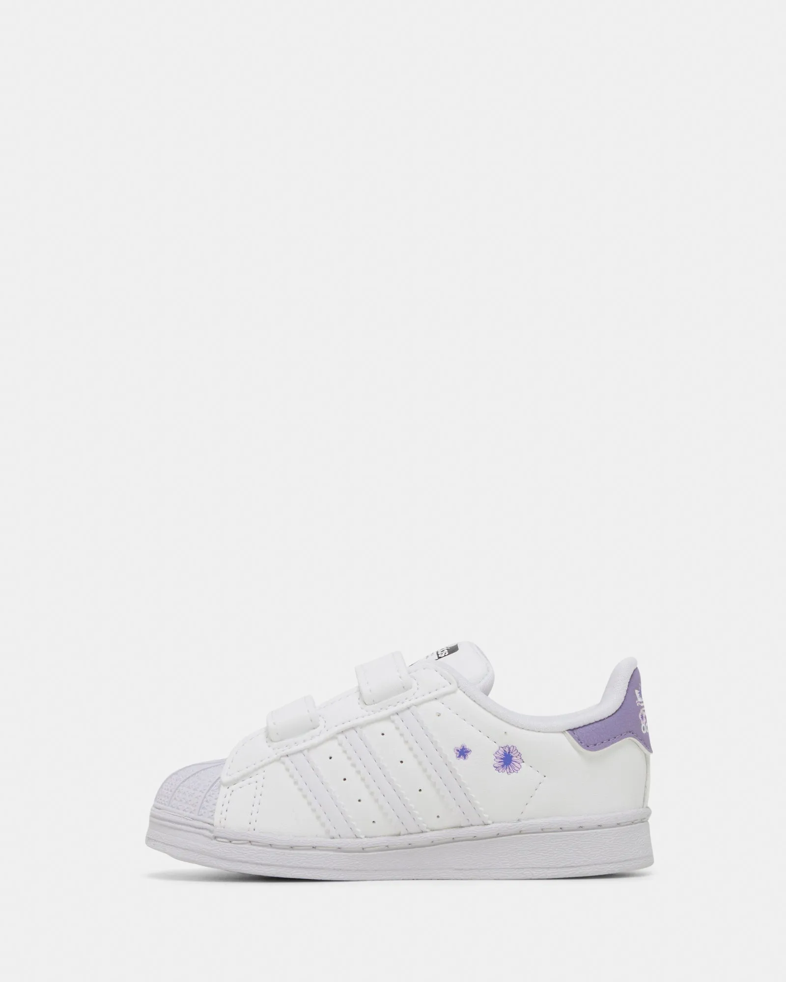 Superstar Flower Self-Fastening Infant White/Lilac Bliss