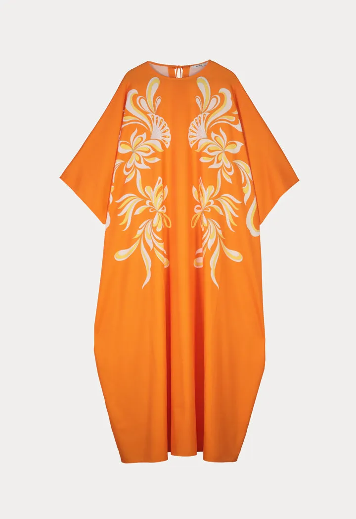 Tent Printed Tiered Maxi Dress