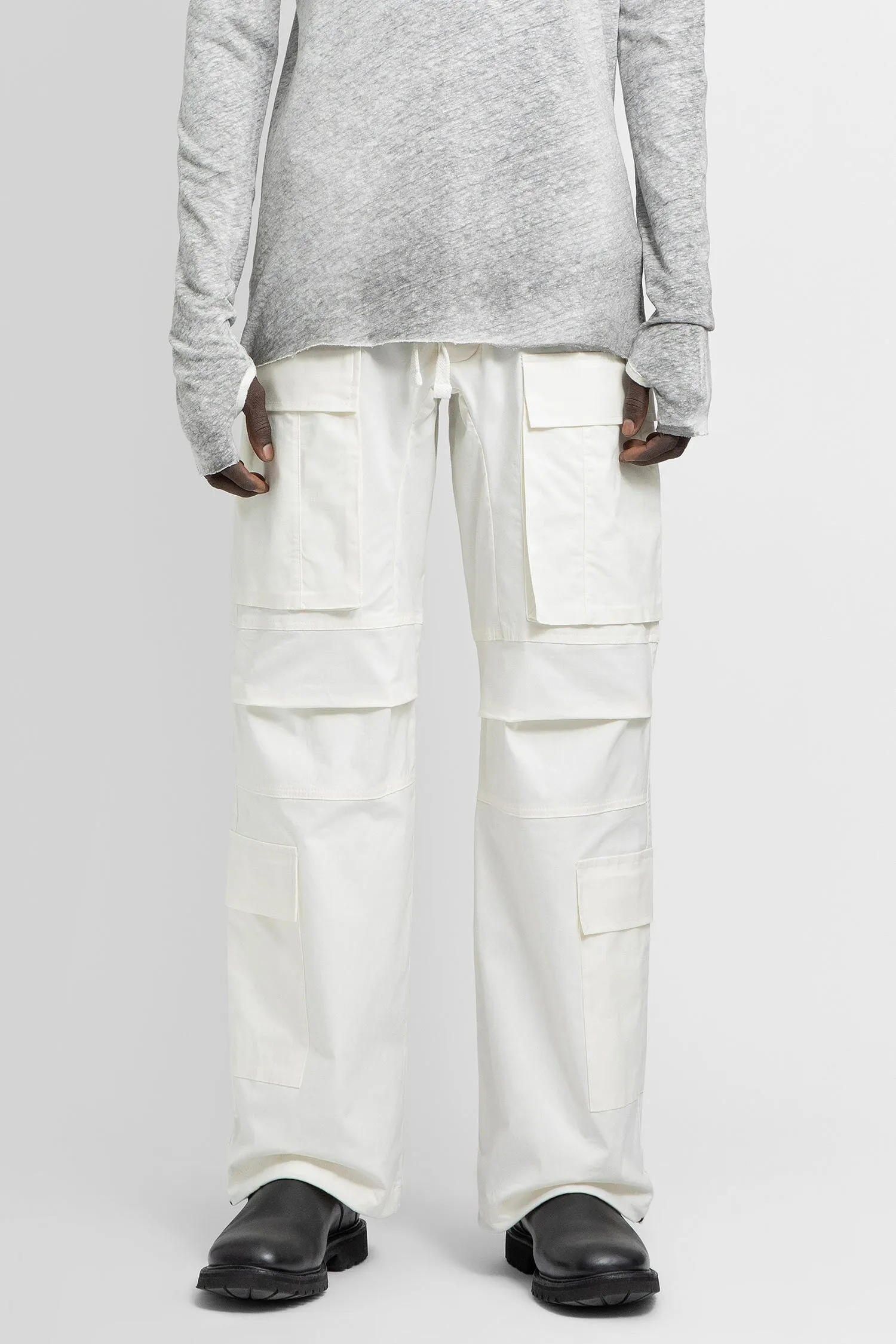 THOM KROM MAN OFF-WHITE TROUSERS