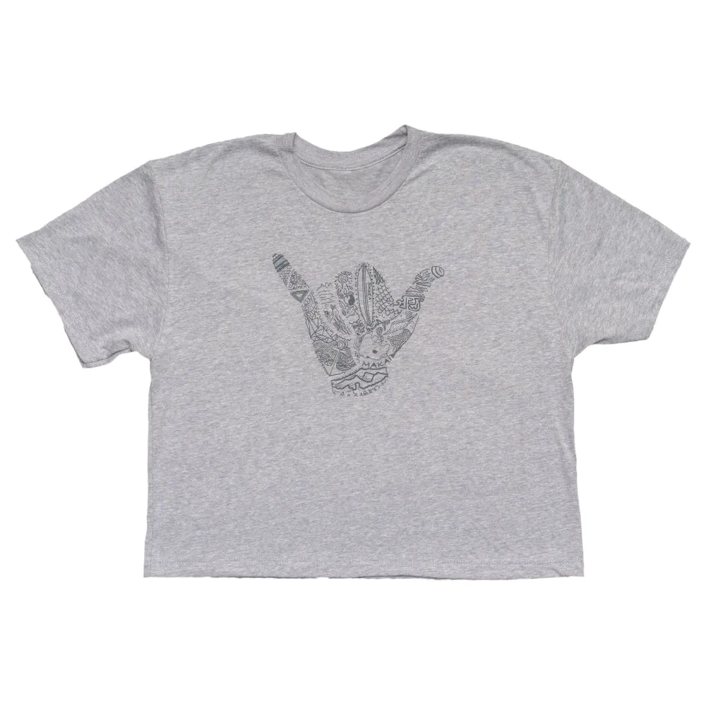 Totally Shaka Crop T-Shirt