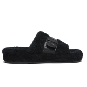 UGG Georgie Sheepskin Wool Slides