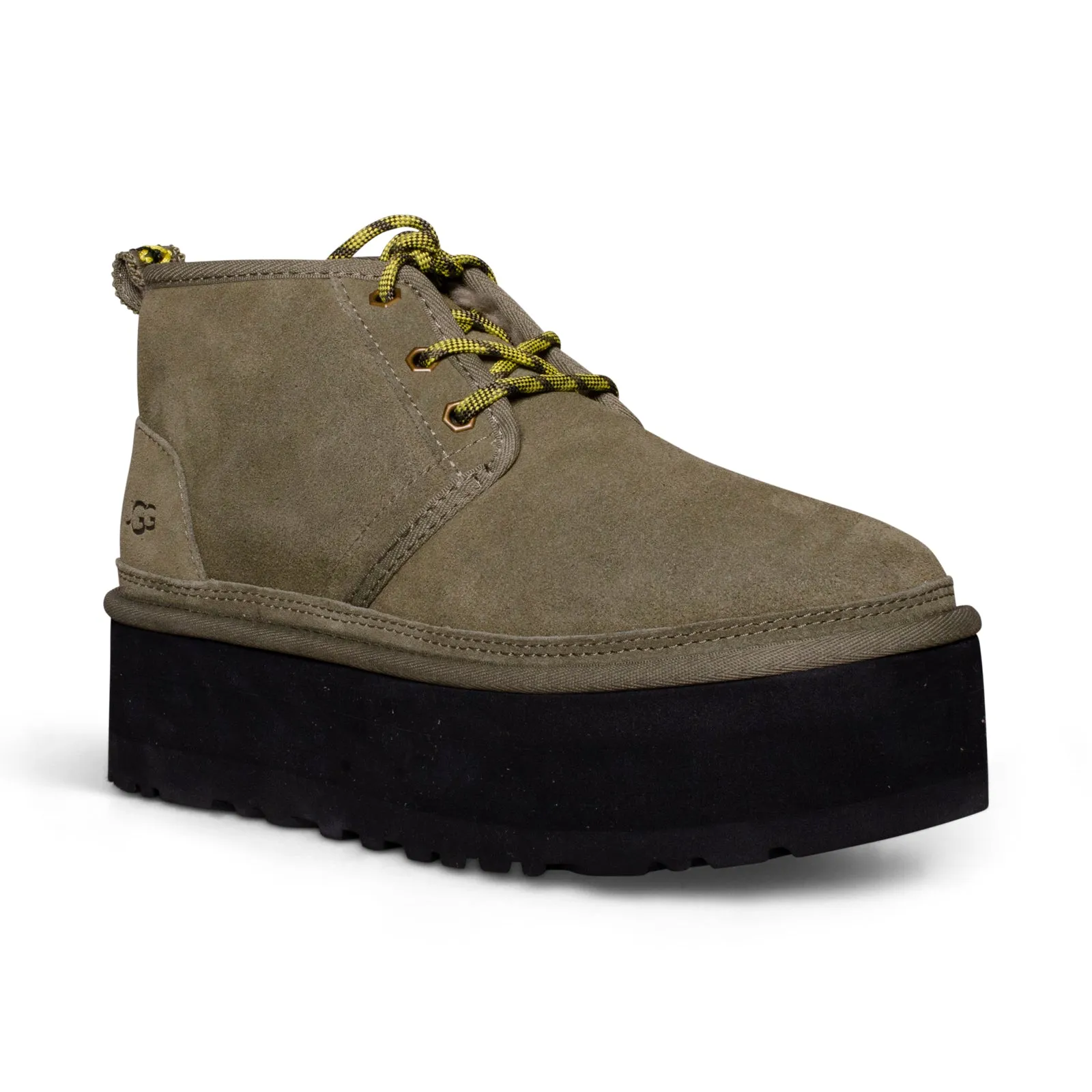 UGG Neumel Heritage Platform Chukka Burnt Olive Boots - Women's