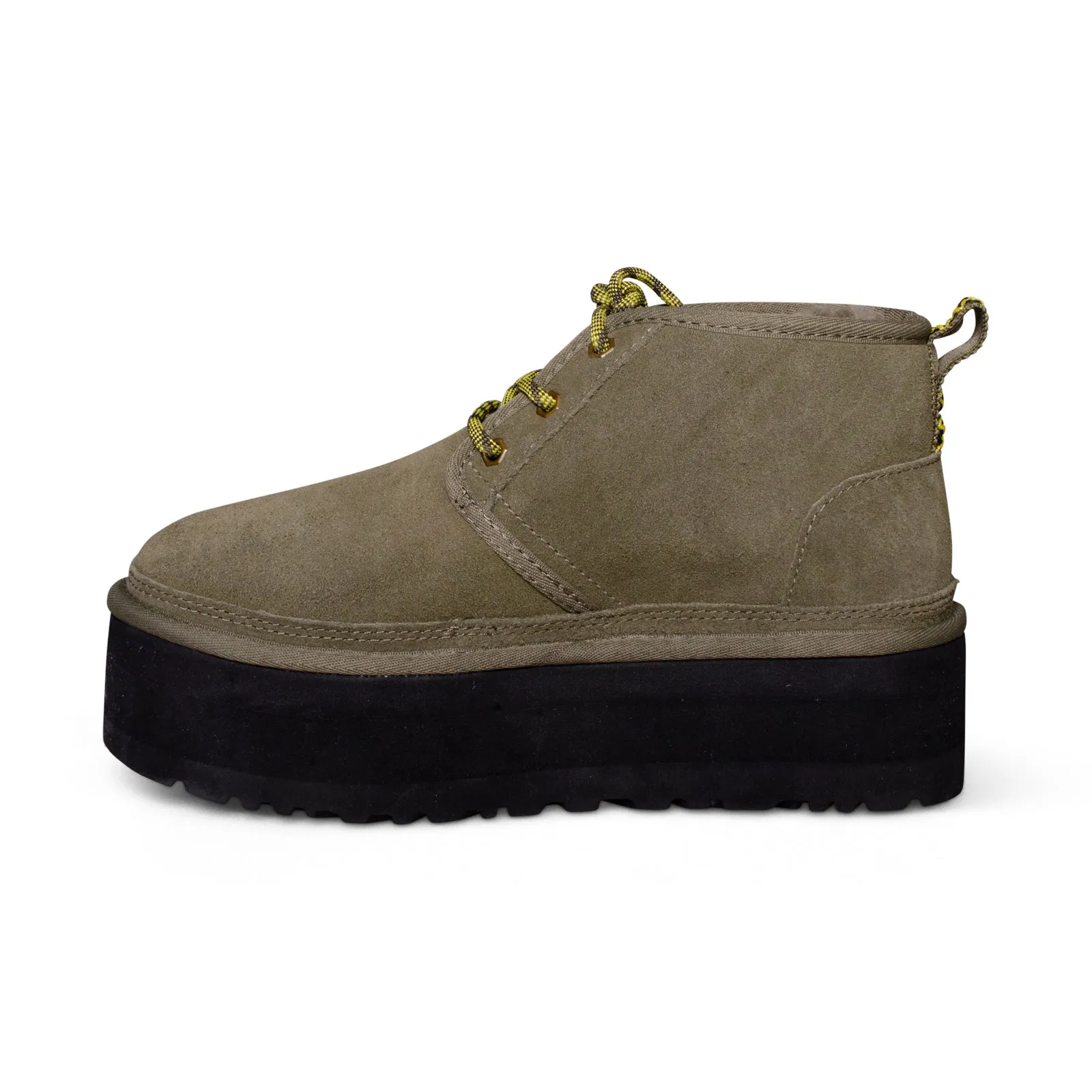 UGG Neumel Heritage Platform Chukka Burnt Olive Boots - Women's